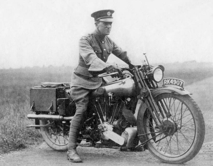 Lawrence of Arabia on a Motorcycle
