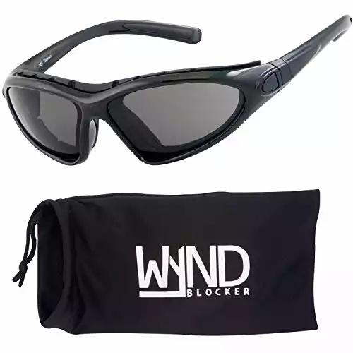 Wynd Blocker Vert Polarized Motorcycle Sunglasses