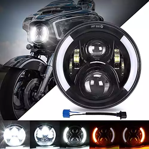 SUPAREE 7" LED Motorcycle Headlight