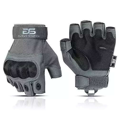 4. The Combat - Fingerless Knuckle Tactical Gloves