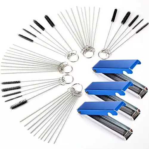 Carburetor Cleaning Wires and Nylon Brushes Set