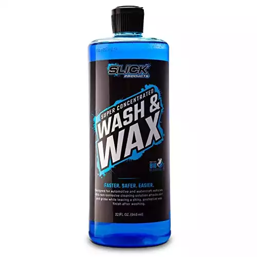 Slick Products Wash & Wax (Extra Thick Foaming Cleaning Solution)