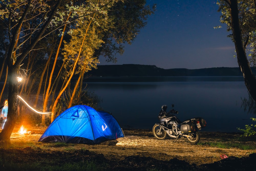 motorcycle camping uide
